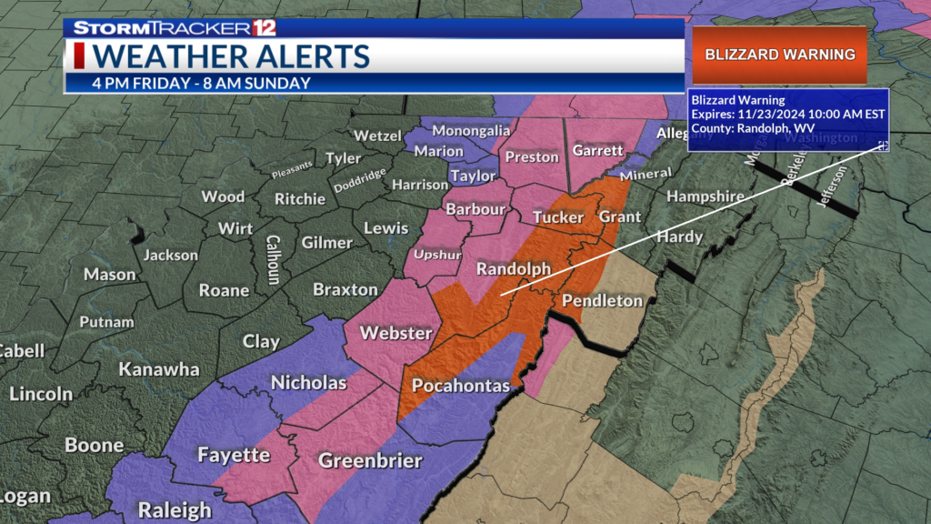 cascades blizzard warning